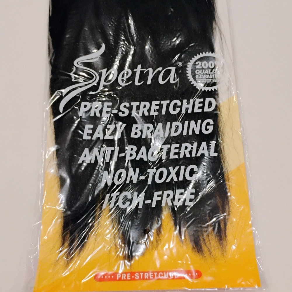 Stretch Braid Hair Extensions Color 1B - Picture 4 of 6